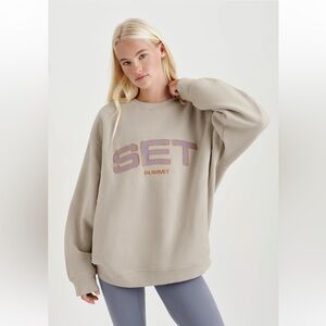 Set Active Staple SET Summit Crewneck Sweatshirt ANDES M/L NWT